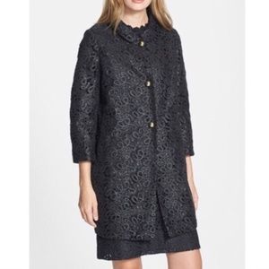 KATE SPADE FRANNY 3/4 SLEEVE ALLOVER LACE COAT  SIZE XS